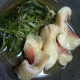 赤魚と水菜煮